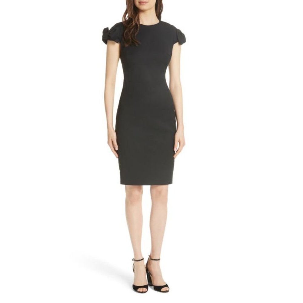 Ted Baker London Bow Shoulder Pencil Dress